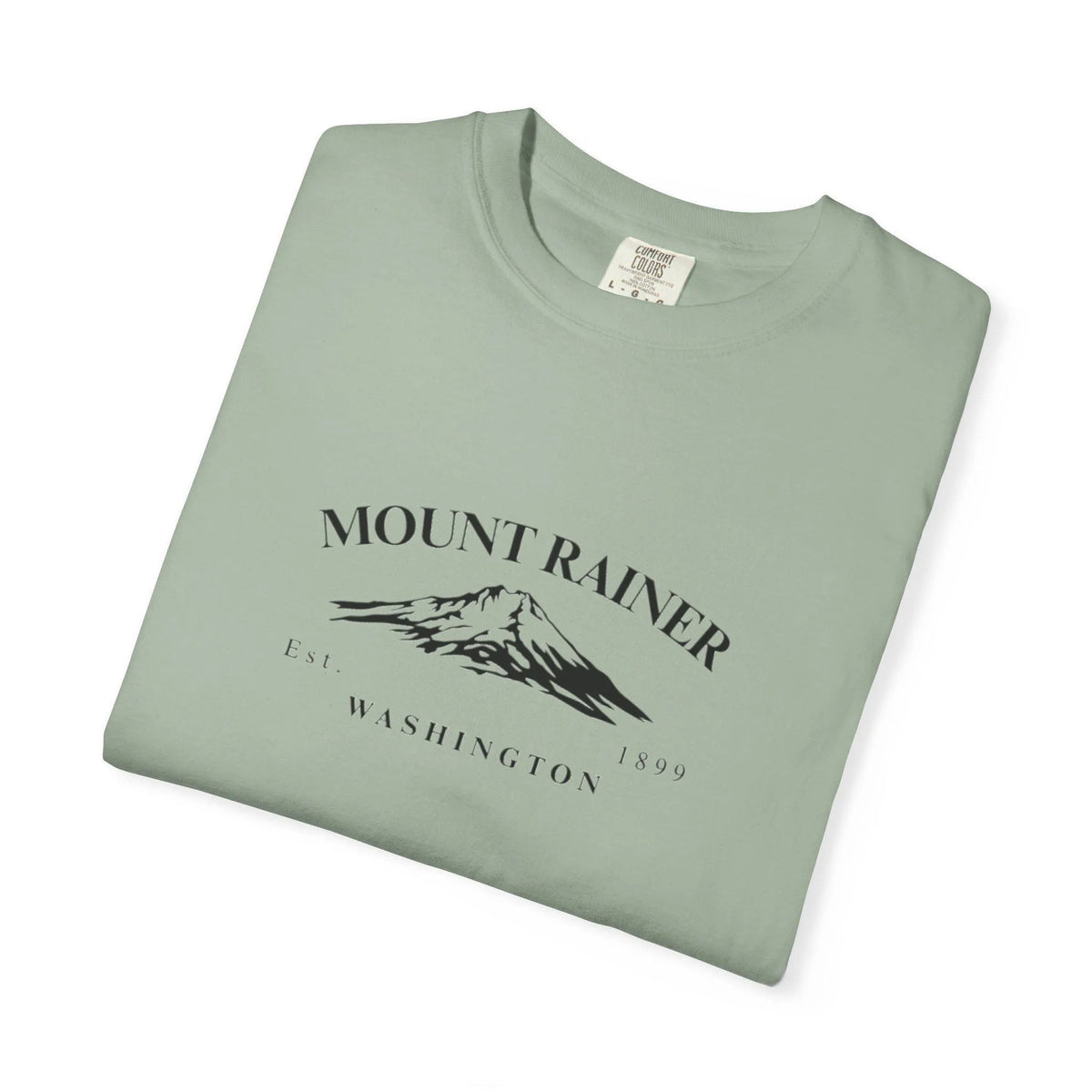 Mount Rainier Mountain Sketch T-Shirt,  Pacific Northwest Hiking Tee