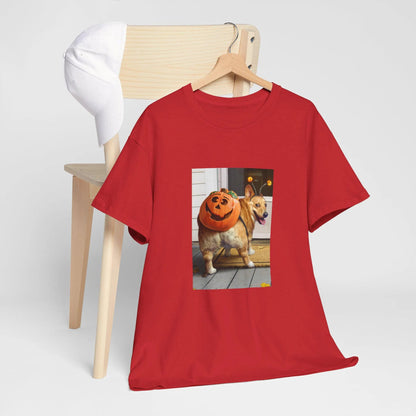 Corgi Halloween Shirt , Spooky Dog Tee, Funny Pumpkin Corgi Design