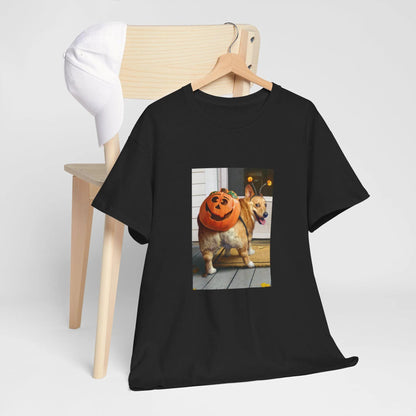 Corgi Halloween Shirt , Spooky Dog Tee, Funny Pumpkin Corgi Design