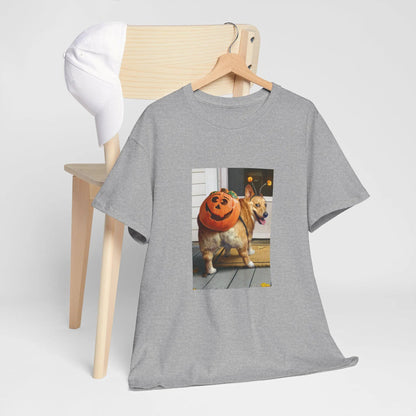 Corgi Halloween Shirt , Spooky Dog Tee, Funny Pumpkin Corgi Design