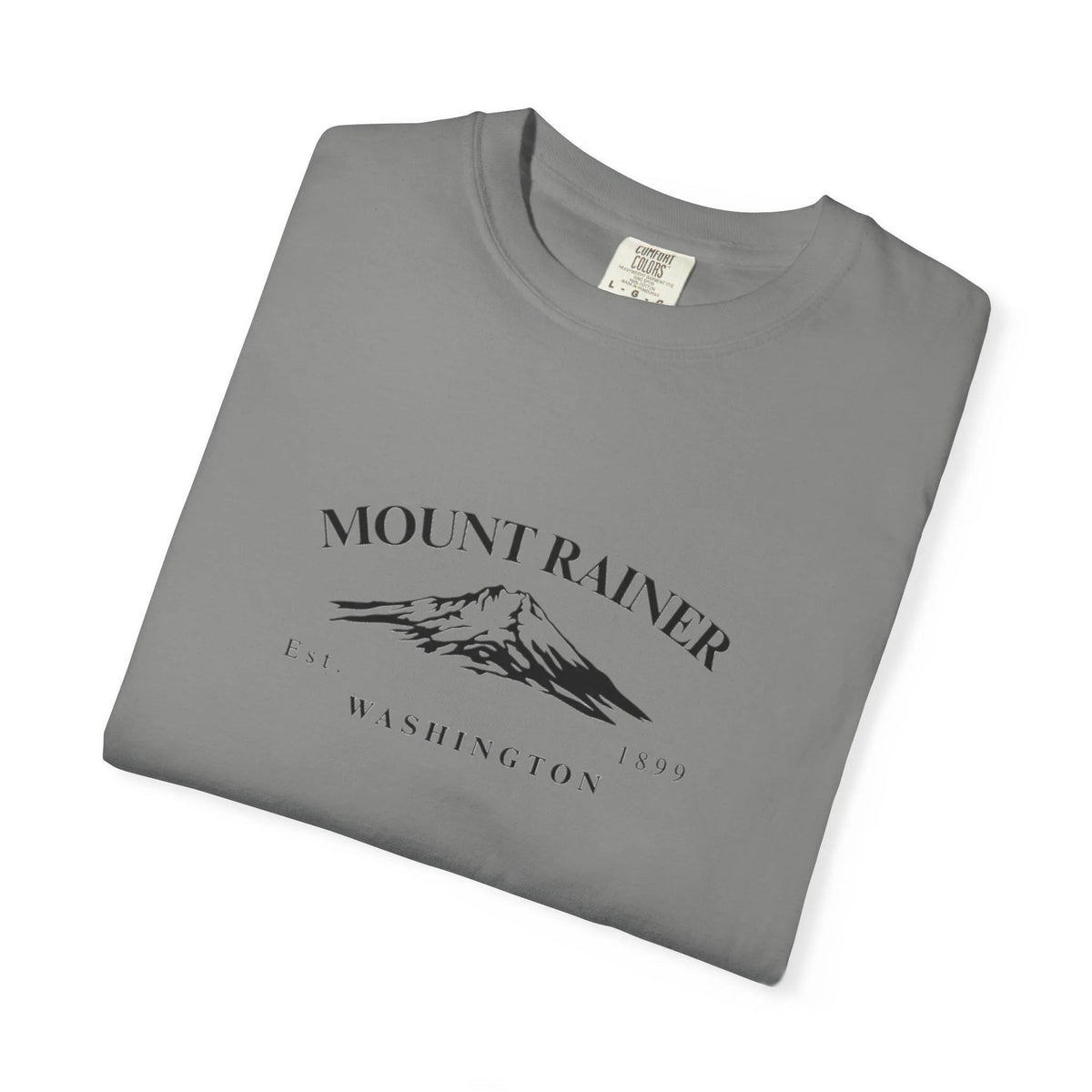 Mount Rainier Mountain Sketch T-Shirt,  Pacific Northwest Hiking Tee